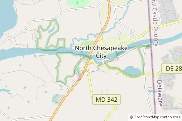 Mapa Chesapeake City