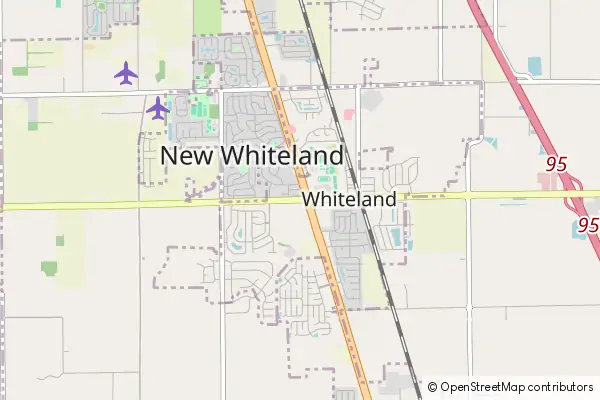 Mapa Whiteland