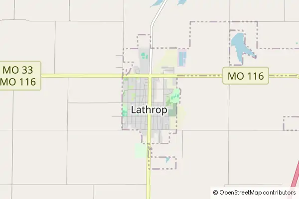 Mapa Lathrop