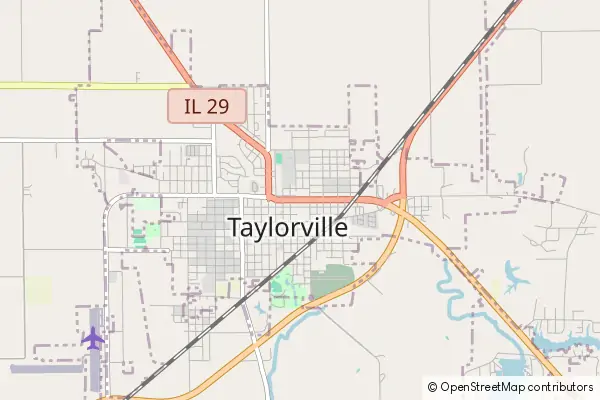 Mapa Taylorville