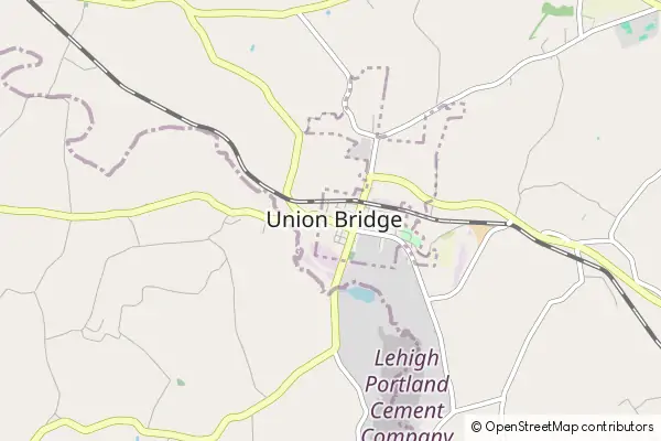 Mapa Union Bridge