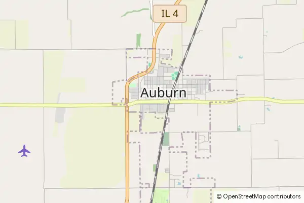 Mapa Auburn