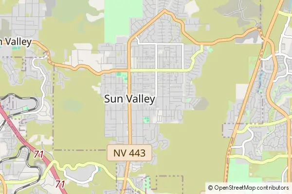 Mapa Sun Valley