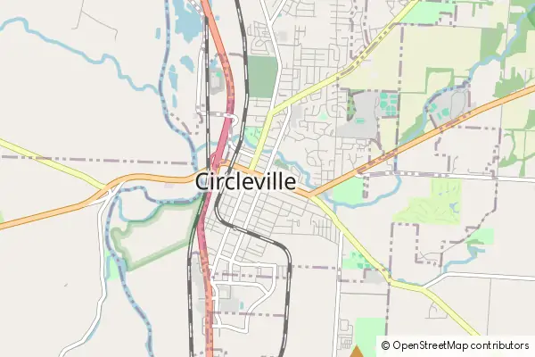 Mapa Circleville