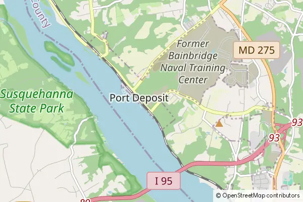 Mapa Port Deposit