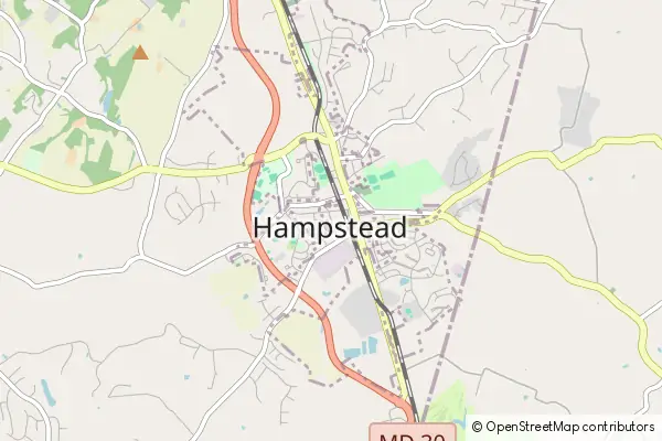 Mapa Hampstead