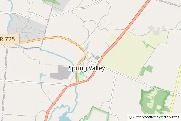 Mapa Spring Valley