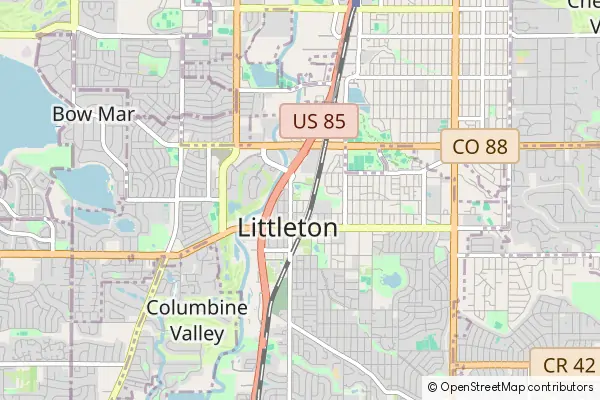 Mapa Littleton