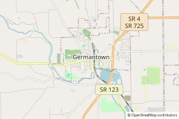 Mapa Germantown