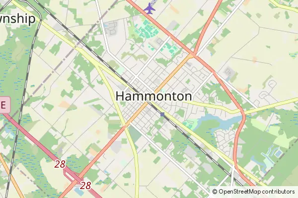 Mapa Hammonton