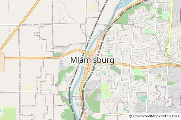 Mapa Miamisburg