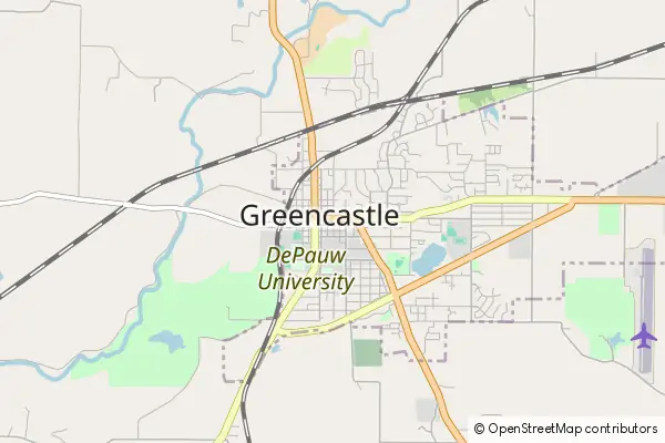 Mapa Greencastle