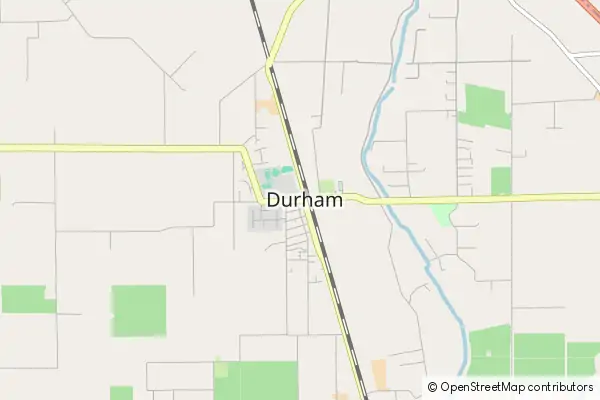 Mapa Durham