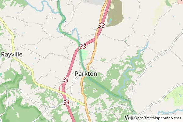 Mapa Parkton