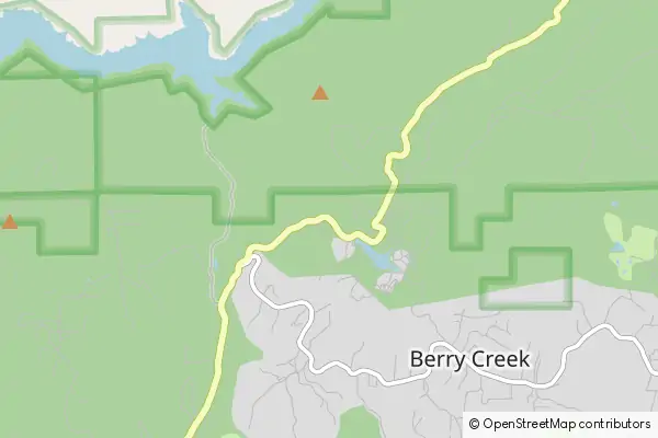 Mapa Berry Creek