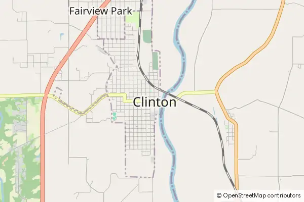 Mapa Clinton