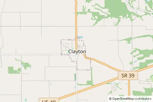 Mapa Clayton