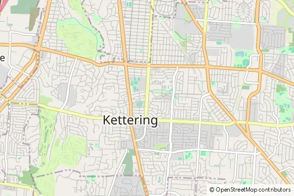 Mapa Kettering