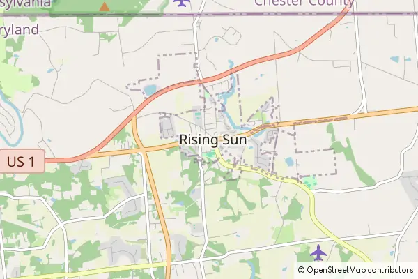 Mapa Rising Sun