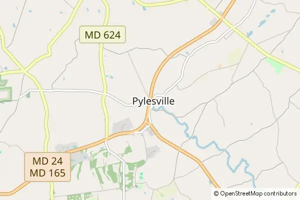 Mapa Pylesville