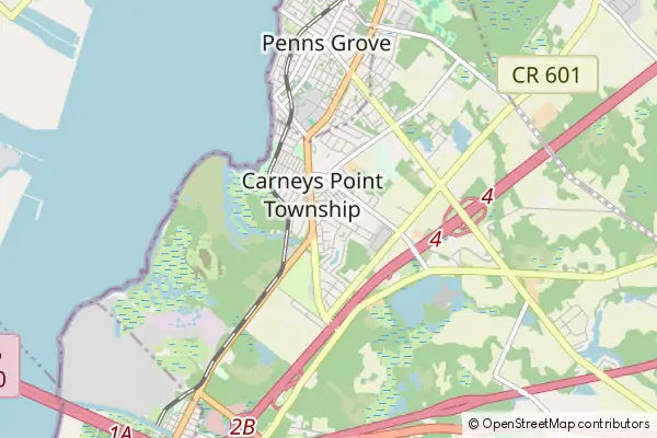 Mapa Carneys Point