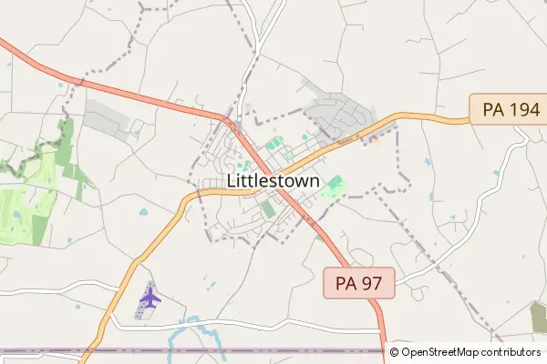 Mapa Littlestown