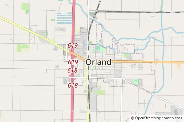 Mapa Orland