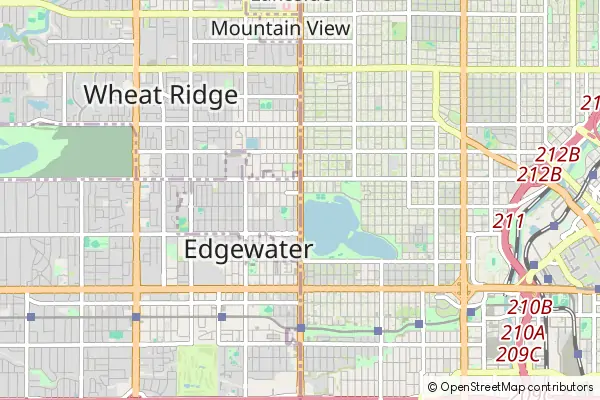 Mapa Edgewater