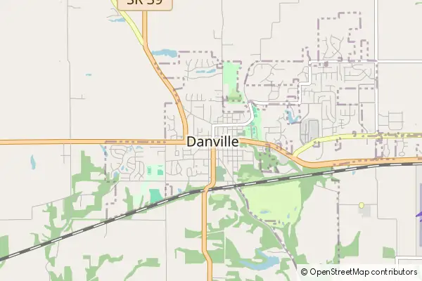 Mapa Danville