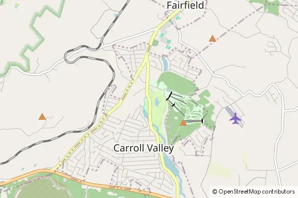 Mapa Carroll Valley