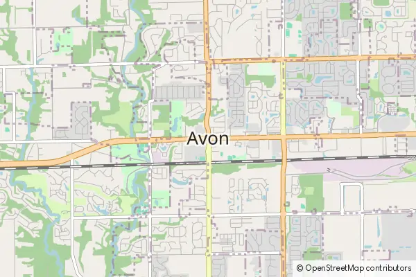 Mapa Avon