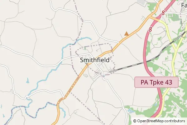 Mapa Smithfield