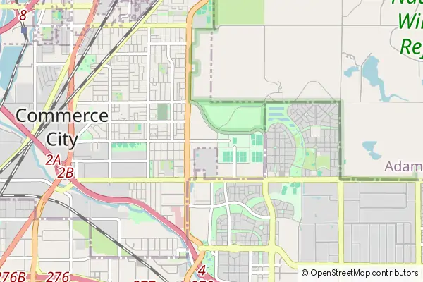 Mapa Commerce City