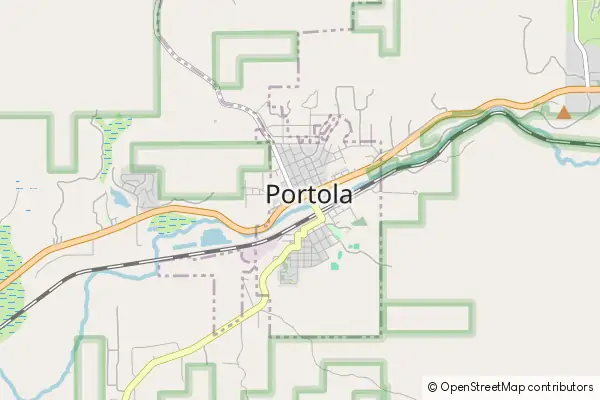 Mapa Portola