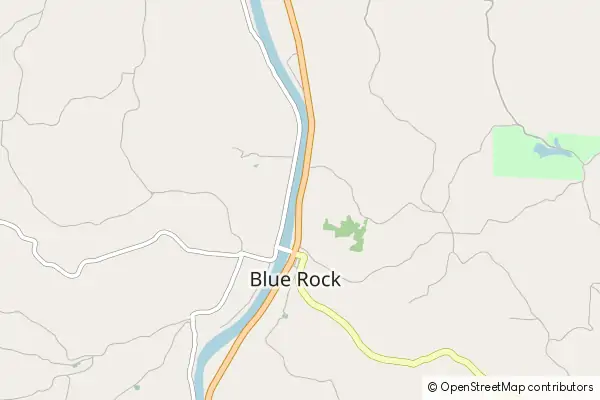 Mapa Blue Rock