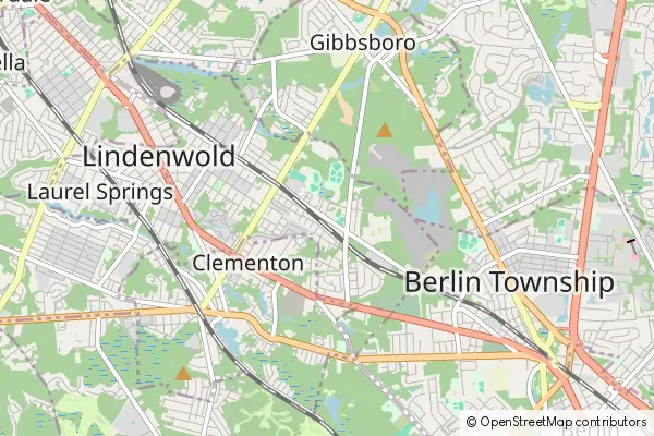 Mapa Lindenwold