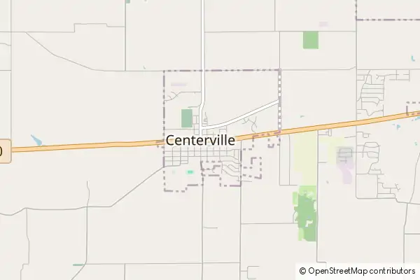 Mapa Centerville