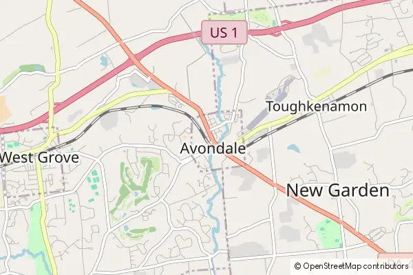 Mapa Avondale