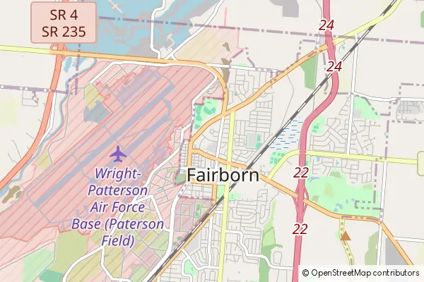 Mapa Fairborn