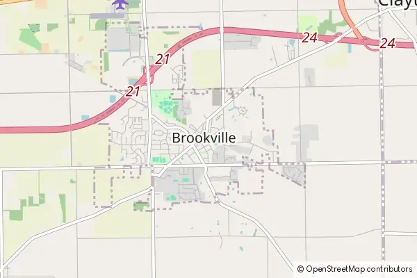 Mapa Brookville