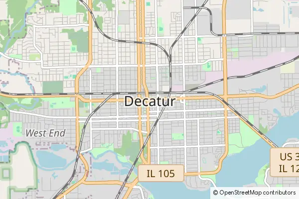 Mapa Decatur