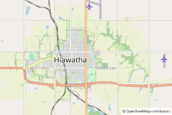 Mapa Hiawatha