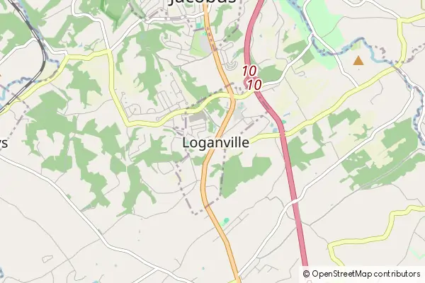 Mapa Loganville