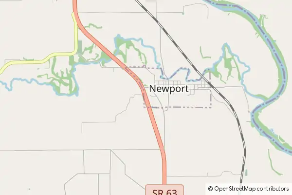 Mapa Newport