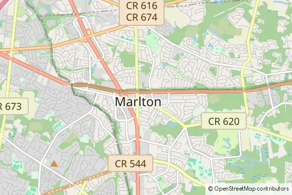 Mapa Marlton