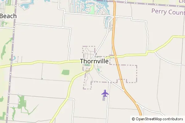 Mapa Thornville