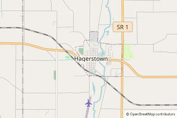 Mapa Hagerstown