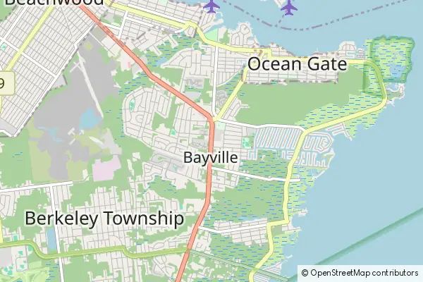 Mapa Bayville