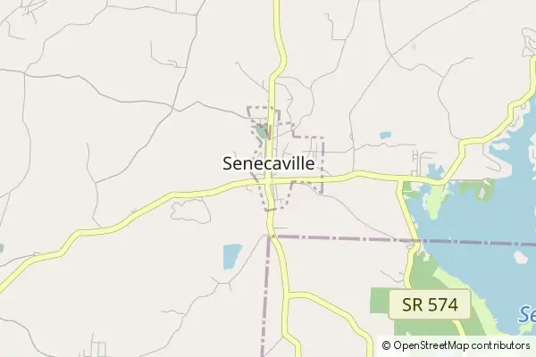 Mapa Senecaville