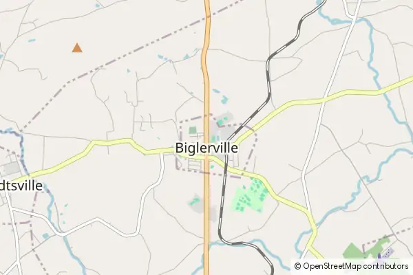 Mapa Biglerville